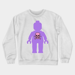 Minifig with Skull Design Crewneck Sweatshirt